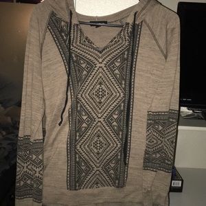 Large pullover hoodie